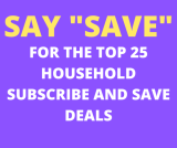 Top 25 Amazon Household Subscribe And Save Deals