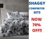 Shaggy Comforter Sets Now 70% Off!! Limited Time!