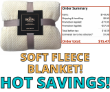 Soft Fleece Blankets! HOT SAVINGS!