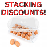 Reusable Egg Carton Stacking Discounts on Amazon!