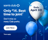 Sams Club Membership Only $14!! Instant Savings Of $36!