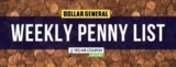 Dollar General Penny List December 19th!