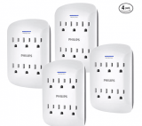 Philips 6-Outlet Extender Surge Protector Set! Amazon Price Drop!