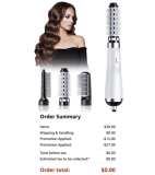 HAIR DRYER BRUSH FREEBIE GLITCH WITH DOUBLED PROMO CODES!