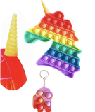 Rainbow Unicorn 2-Piece Fidget Set! Major Savings On Amazon!!