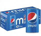 Pepsi Mini Cans 10 Pack!  3 Packs Completely Free!