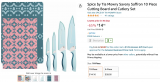 Spice by Tia Mowry Cutting Board and Cutlery Set Huge Price Drop