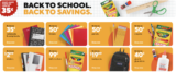 School Supplies – Prices Starting at ONLY 35¢!