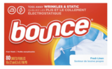 Bounce Fabric Softener Dryer Sheets! ON SALE!