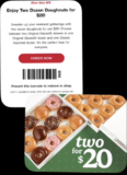 2 DOZEN KRISPY KREME FOR 20 BUCKS!