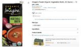 Imagine Foods Organic Vegetable Broth Price Error!