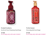 BATH AND BODY WORKS HAND SOAPS ONLY $3.25 TODAY ONLY!