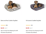 Pet Beds Starting at $3!