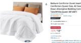 Down Alternative Bedding Comforter UNDER 19 BUCKS!