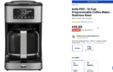 BELLA PRO 12 CUP COFFEE MAKER ONLY $19.99