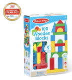 Melissa & Doug 100 Wood Blocks ONLY 10 BUCKS!