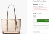 MICHAEL KORS JET SET TRAVEL TOTE BAG IS JUST UNDER 90% OFF!