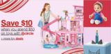 SAVE $10 WHEN YOU SPEND $50 ON TOYS WITH TARGET CIRCLE!