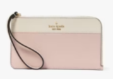 KATE SPADE L-ZIP WRISTLET ONLY 29 BUCKS AT KATE SPADE OUTLET!