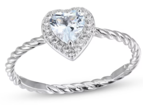 KAY JEWELERS HEART SHAPED RING ON SALE NOW!