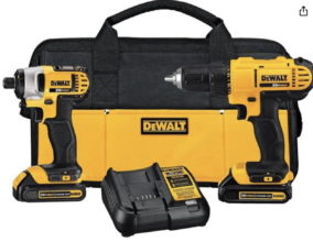 DEWALT POWER TOOL COMBO KIT ON SALE NOW ON AMAZON!