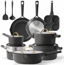 Carote 16-Piece Nonstick Cookware Set Only $99.99 (Reg. $279.99)