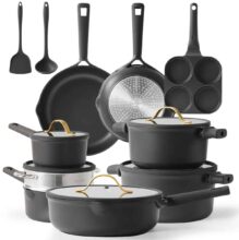 Carote 16-Piece Nonstick Cookware Set Only $99.99 (Reg. $279.99)