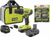 Ryobi Cordless Drill Kit Todays Special Savings at Home Depot!