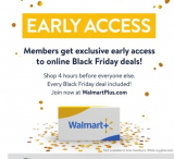 Walmart+ Members Score EARLY ACCESS for Black Friday!!!
