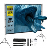 Projector Screen 120 Inch With Stand Huge Discount At Amazon