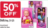Baby Dolls 50% Off 3 Day Sale!