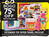 Toys Buy One Get One 75% Off Black Friday Deal!