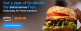 GET A YEAR OF GRUBHUB+ FREE FOR AMAZON PRIME MEMBERS!
