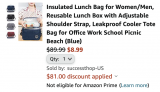 Insulated Lunch Bag HUGE Savings with Stacking Discounts