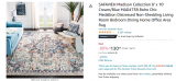 Boho Chic Medallion Distressed Area Rug Now 80% Off!