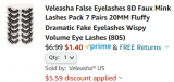 False Eyelashes 8D Faux Mink Lashes Only $1.40! Run!