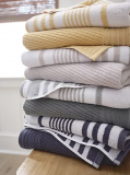 Antimicrobial Treated Stripe Bath Towels Only $4.99!