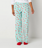 Sleep Chic Womens Pajama Fleece Pants With Socks Only $7.99!