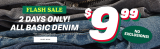 FLASH SALE ALL JEANS JUST $9.99 & SHIPS FREE!