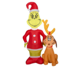 Inflatable LED The Grinch & Max 60% DISCOUNT!