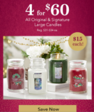 Large Jar Yankee Candles On Sale $15 EACH RUUUNNN!!