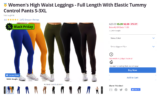 Women’s Leggings’ Only $3.99 (Was $29.99 RUUUNNNN!