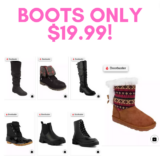 Huge Selection Of Womens/ Kids Boots Only $19.99!