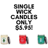 Bath and Body Works Single Wick Candles Only $5.95