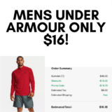 Men’s Under Armour Pullover Only $16 (reg. $45)!