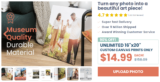 Purchase UNLIMITED 16×20 canvases for $14.99 each from Canvas On The Cheap
