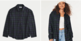 Hollister Oversize Flannel Shirts Only $9.99!!