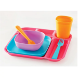Your Zone 24 Piece Plastic Dinnerware Set ONLY $5!