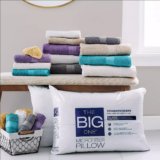 The Big One Pillows and Bath Towels Only $2.19 With Stacking Discounts!