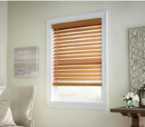 Home Depot Penny Deal Chestnut Cordless Premium Faux Wood blinds